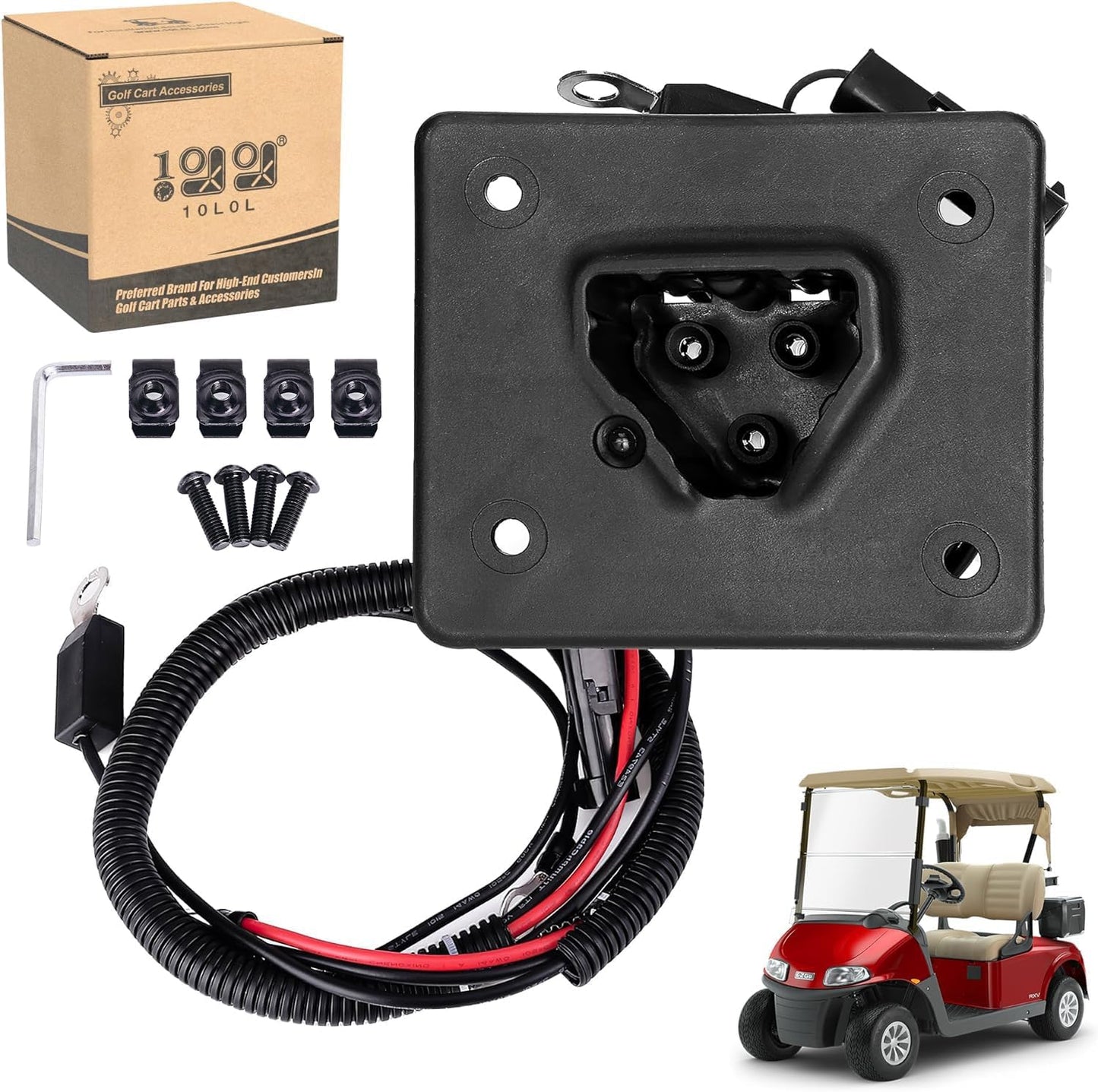EZGO Golf Cart OEM 48V Charger Plug | 9.99WORLD MALL