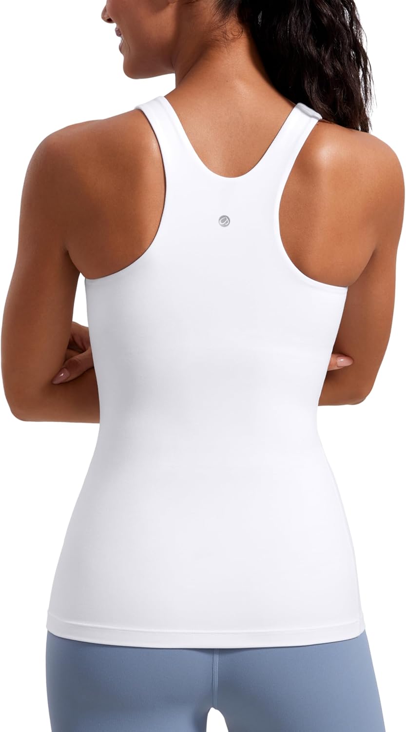 CRZ YOGA Butterluxe Womens Racerback High Neck Tank Top Review