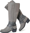Luoika Women's Extra Wide Calf Knee High Boots (Style 82VK)