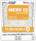 Filter King 17.25x19.25x1 Air Filter 4-Pack - MERV 13 Performance