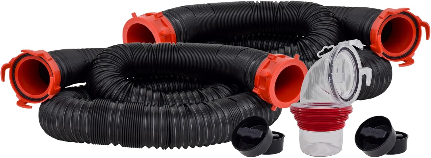 Dominator RV Sewer Hose Kit - 20-Foot with Clearview Adapter
