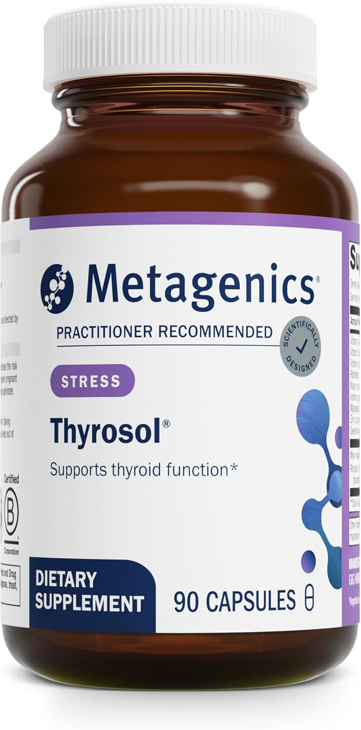 Metagenics Thyrosol for Healthy Thyroid Support & Energy Boost