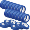 Blue Painters Tape 20 Rolls 1in x 55yd - Bulk Masking Tape Pack