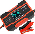 NEXPEAK NC201 10-Amp Battery Charger - Fast 12V/24V Maintainer