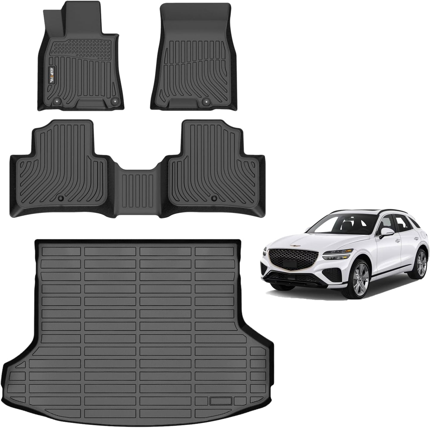 Custom Fit Floor Mats & Cargo Liner Set for Genesis GV70 2022-2025
