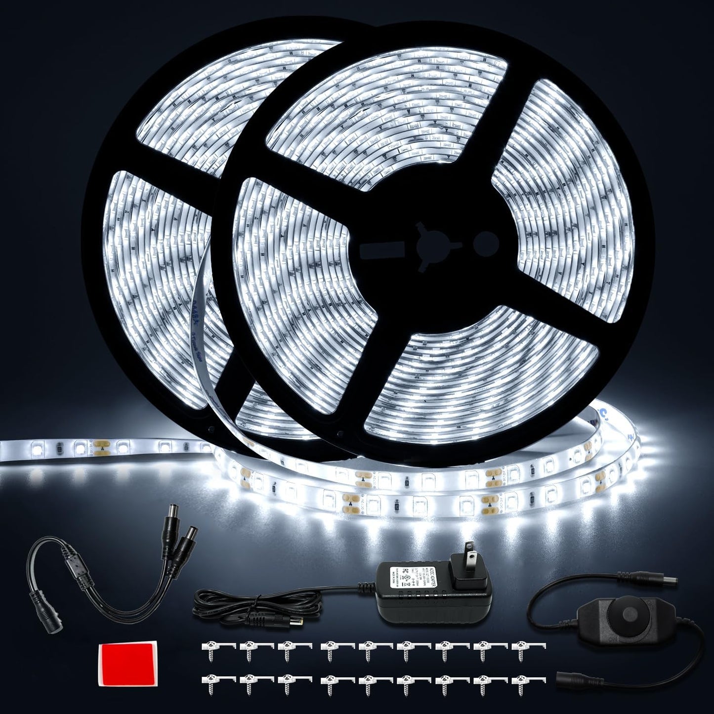 50ft Waterproof LED Strip Lights for Home and Outdoor Decor