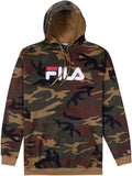 Fila Big and Tall Hoodie for Men - Warm Fleece Pullover
