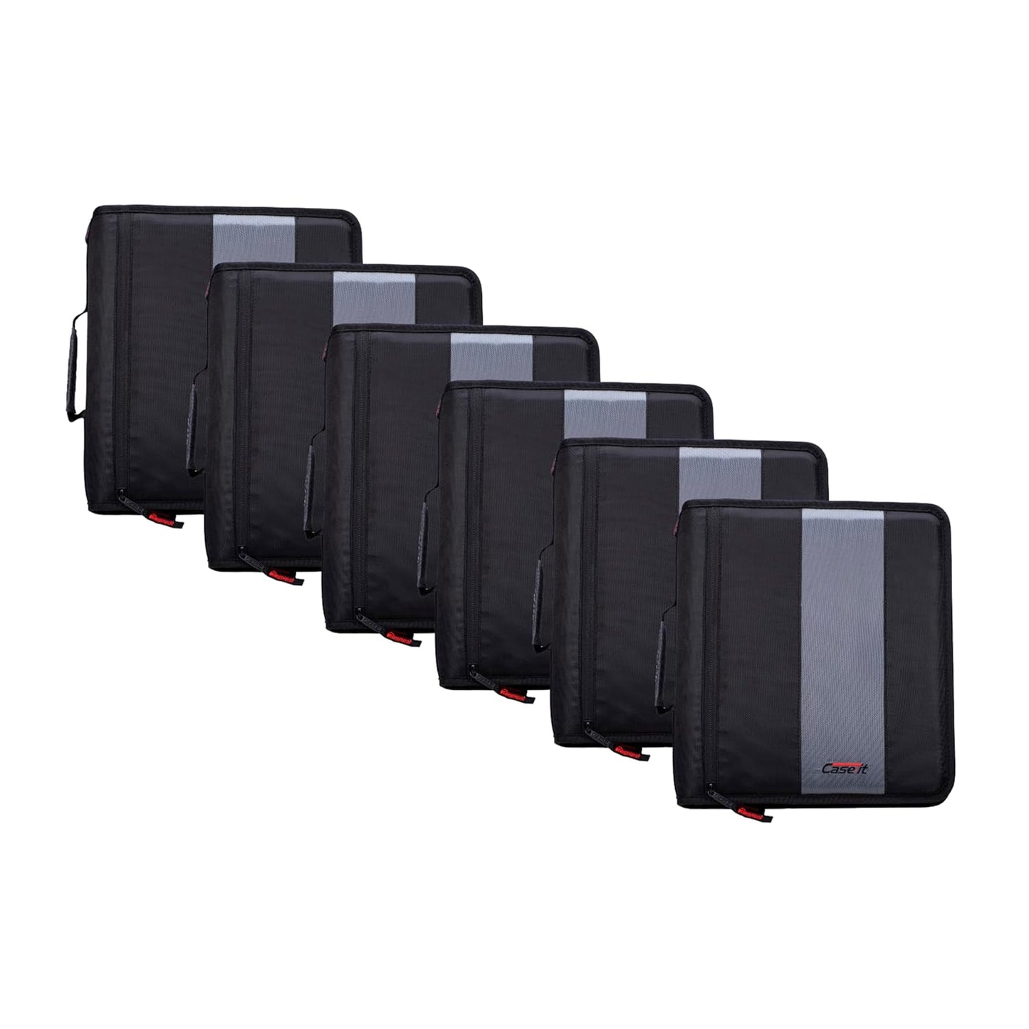 Case-it Classic Zipper Binder with 2-Inch O-Rings for Organization