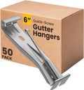 Quick-Screw 6ft Gutter Hangers - Heavy Duty Hidden Brackets