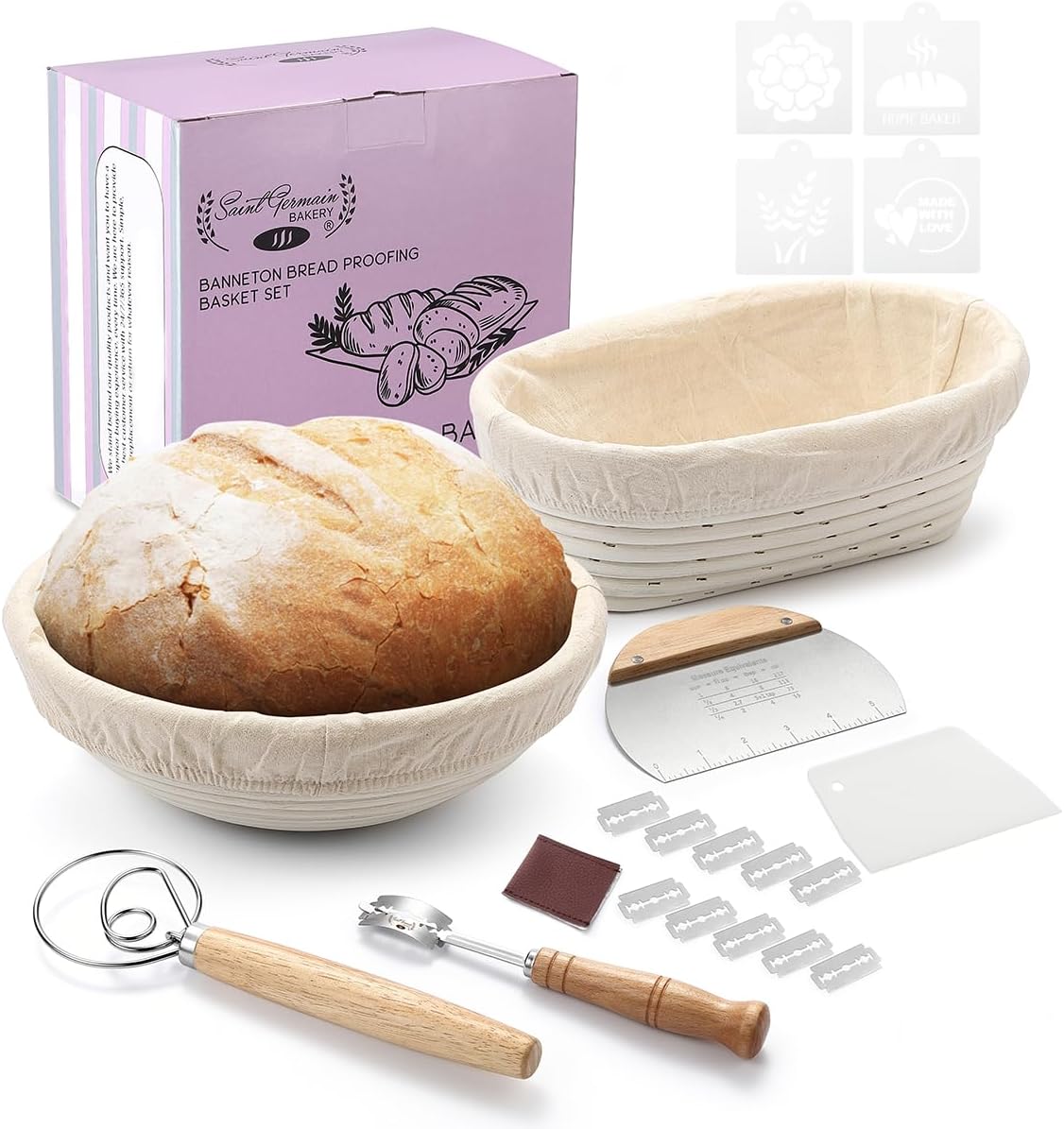 Saint Germain Banneton Basket - Beautiful Bread Proofing