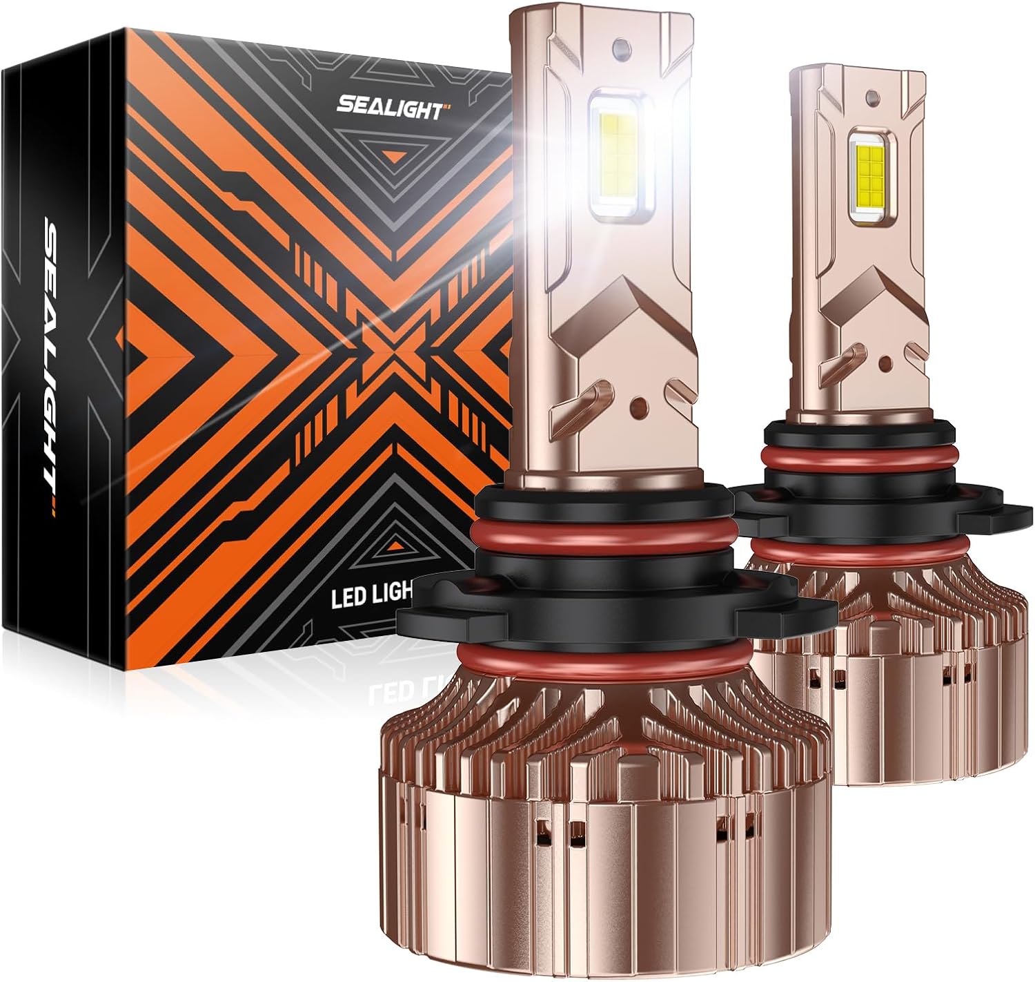 SEALIGHT X6S 9012/Hir2 Light Bulbs for Super Bright Visibility