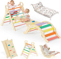 Sunshine Rainbow Pikler Triangle Set with Cushion - Foldable