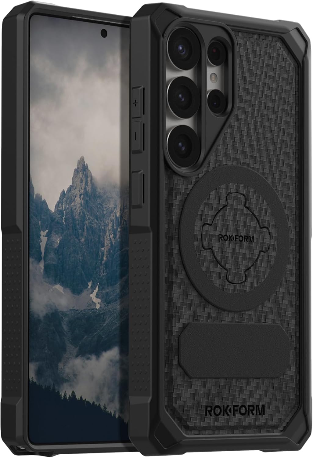 ROKFORM Rugged Case for Galaxy S25 Ultra with Magnetic Cover