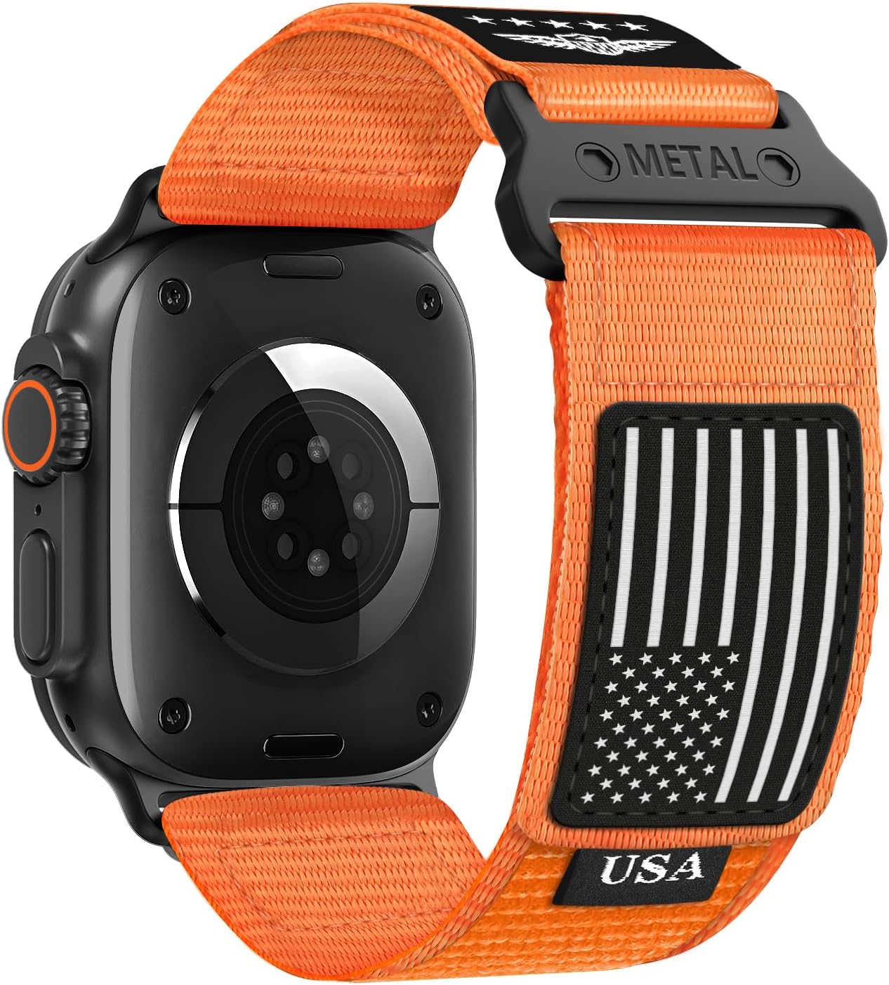Adjustable Nylon iWatch Band - Stars & Stripes Design