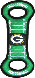 NFL Football Field Dog Toy for Green Bay Packers - Durable Squeaker
