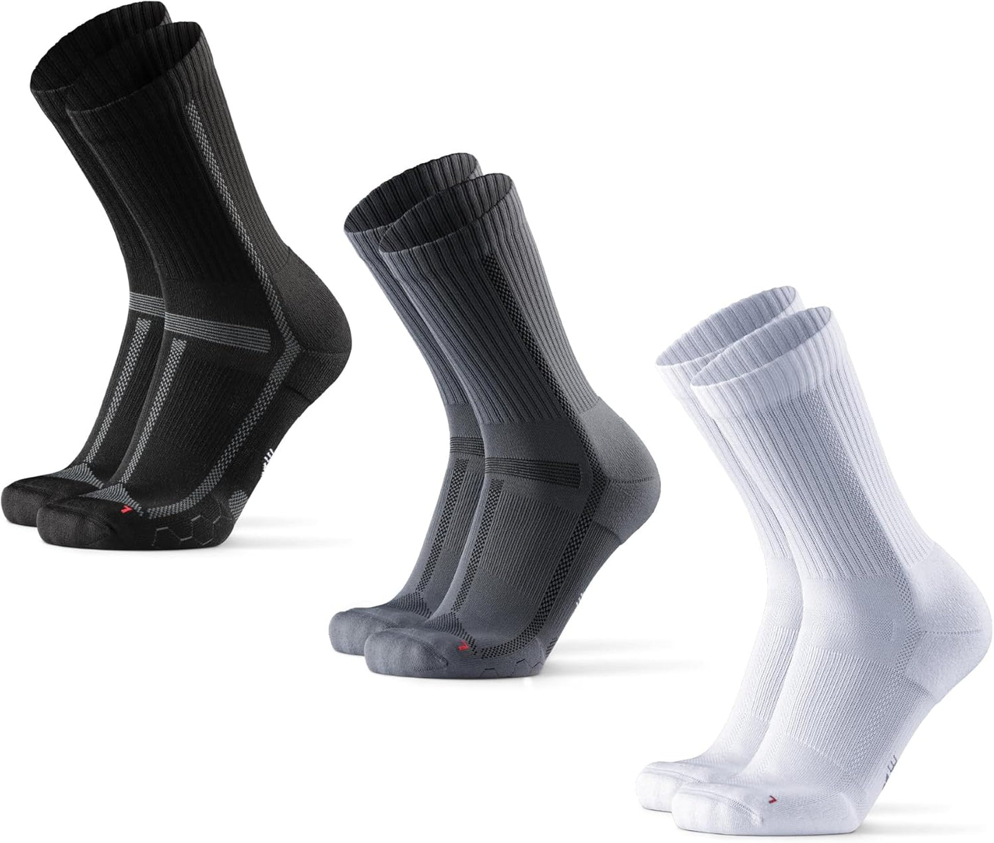 Cushioned Running Socks for Long Distances - Anti-Blister Crew Socks