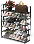 6 Tiers Metal Shoe Rack for Entryway and Closet Organization