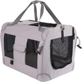 Cat Carrier Pet Crate 24in x 16in x 16in - Portable Collapsible