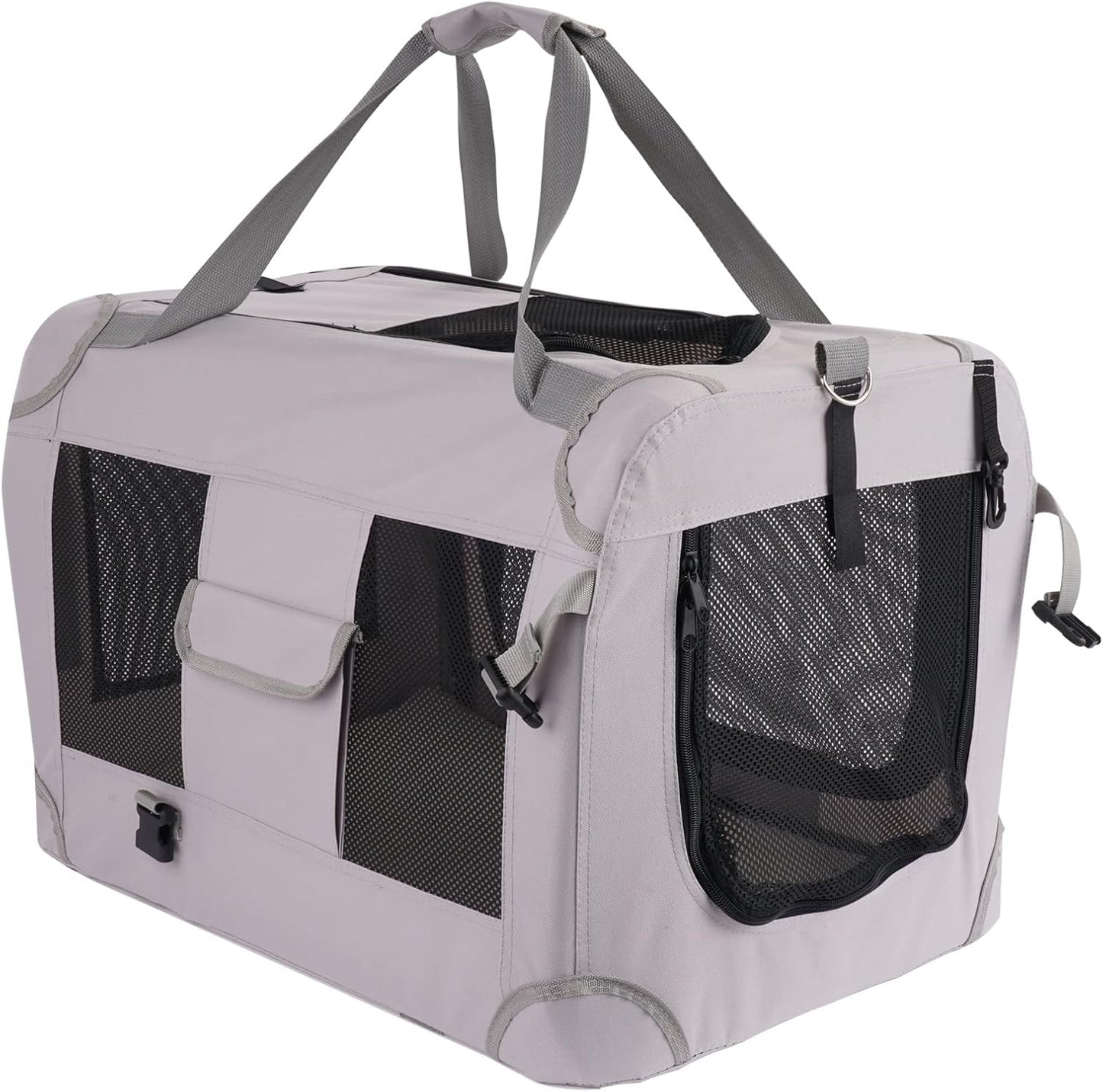 Portable Collapsible Cat Carrier with Soft Blanket for Travel