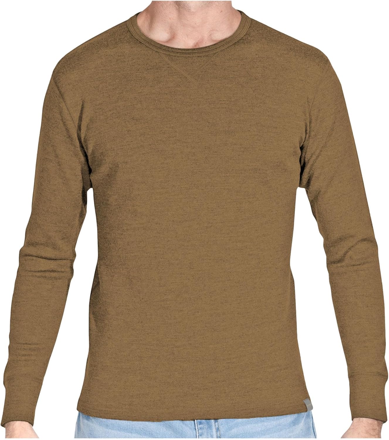 MERIWOOL Mens Base Layer 100% Merino Wool Heavyweight Shirt