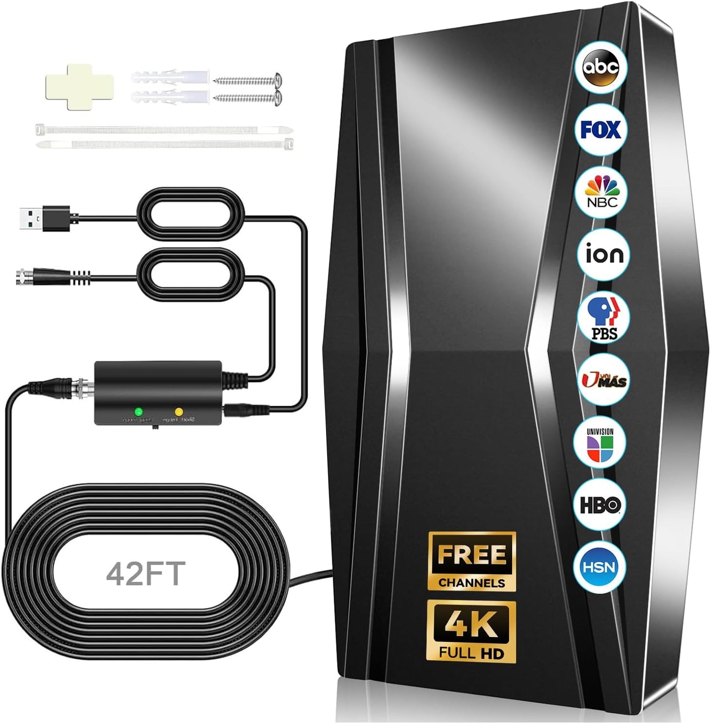 2025 Upgraded Indoor TV Antenna with 2800+ Miles Range