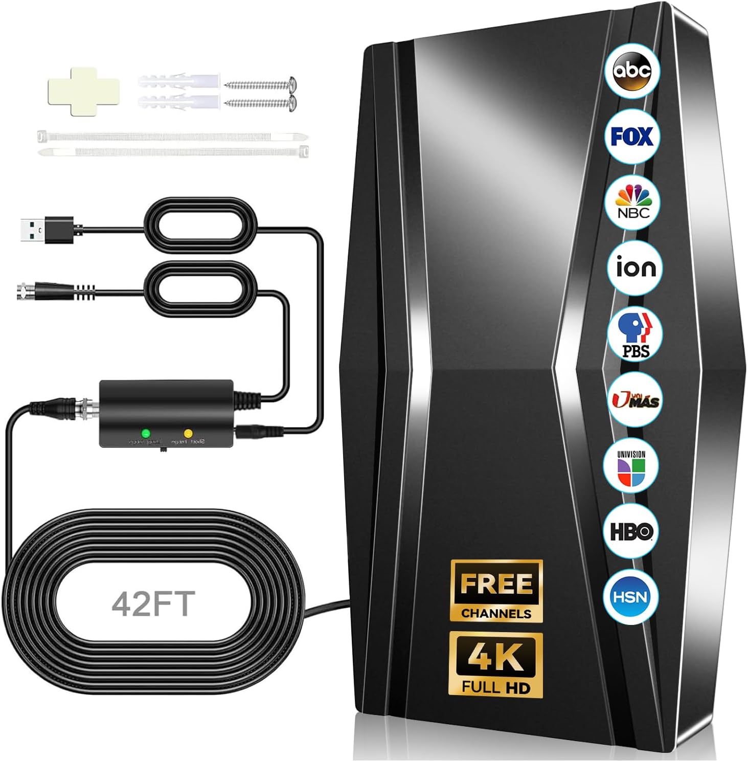 2025 Upgraded Indoor TV Antenna with 2800+ Miles Range