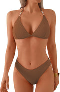 Swimall Women's Triangle Bikini Set Cheeky High Cut - Flattering end