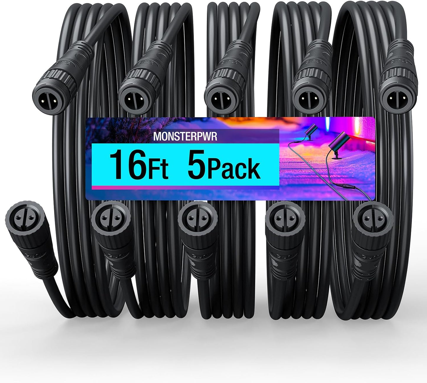 16-Foot Extension Cable for Philips Hue Outdoor Low Voltage Lights