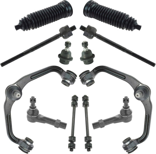 TRQ Front Steering & Suspension Kit for Ford and Mazda Vehicles