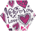 Love Red Automatic Open Close Umbrella - Lightweight Sun Protection