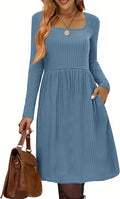 Stylish Zeagoo Women's Sweater Dress with Pockets for Fall Outfits