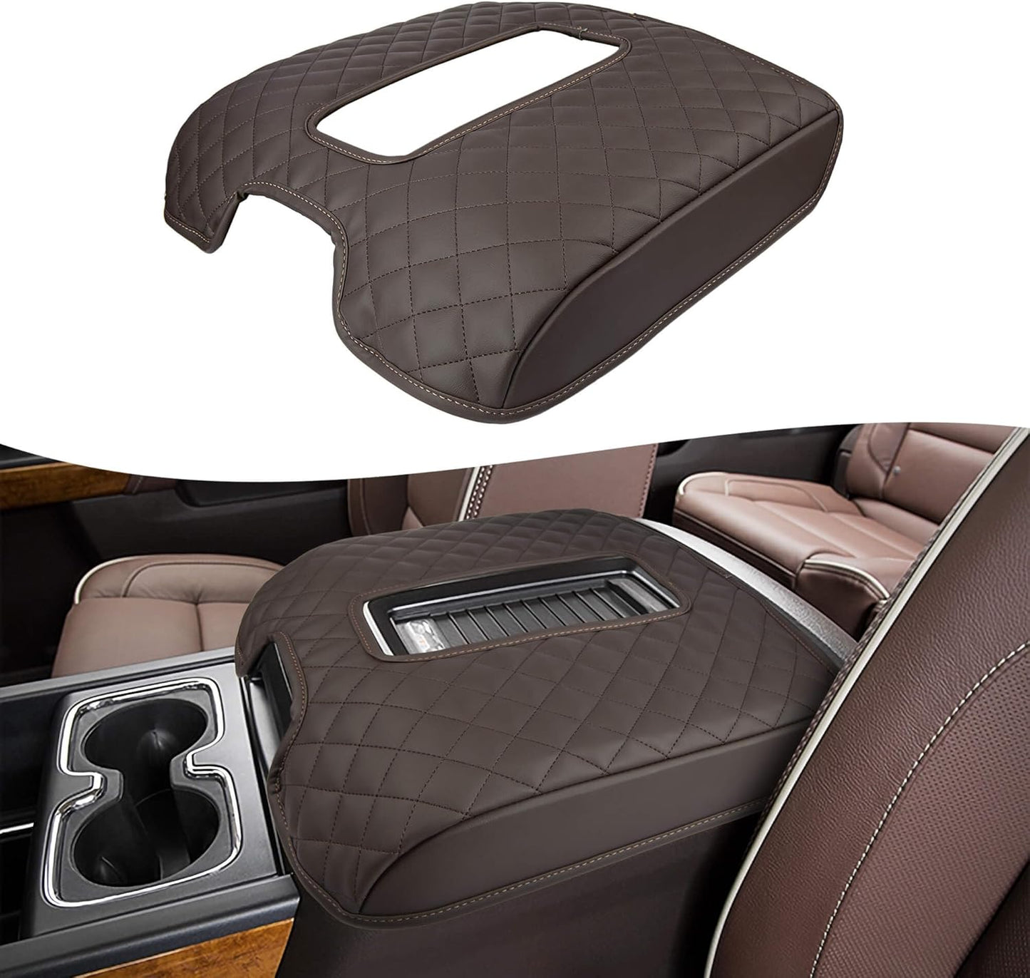 KBH Center Console Armrest Cover for Chevy Silverado & GMC