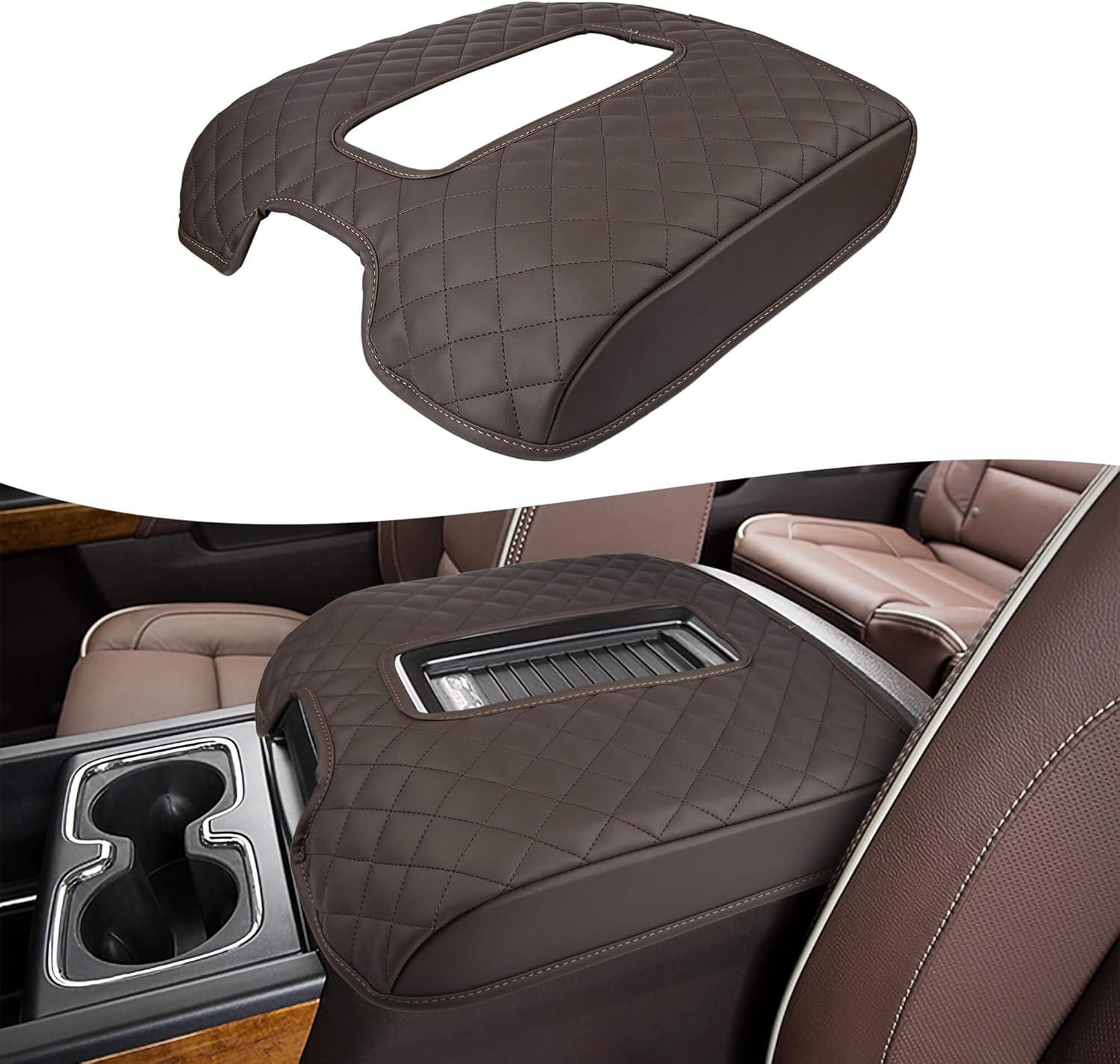 KBH Center Console Armrest Cover for Chevy Silverado & GMC