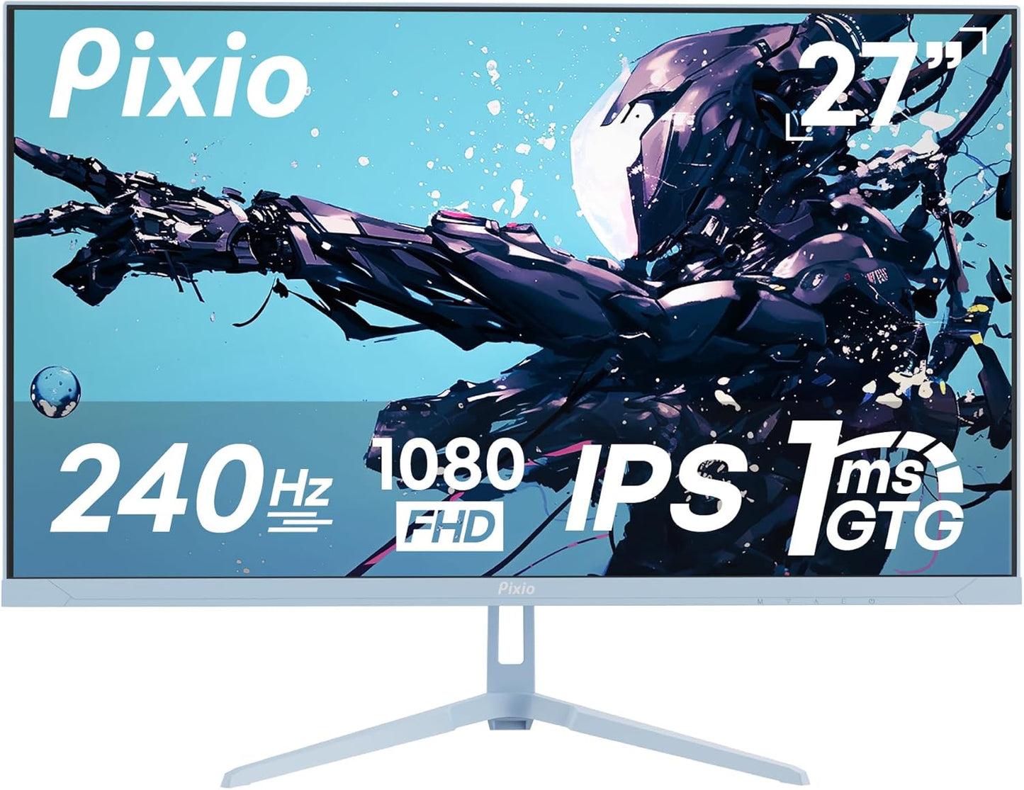 Pixio PX279 Wave Blue 27 inch Gaming Monitor with 240Hz Refresh Rate