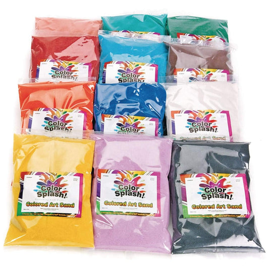 Color Splash! Art Sand Assortment for Creative DIY Projects