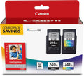 Canon PG-240 XL / CL-241 XL Genuine Ink Value Pack - Includes 50-Sheet