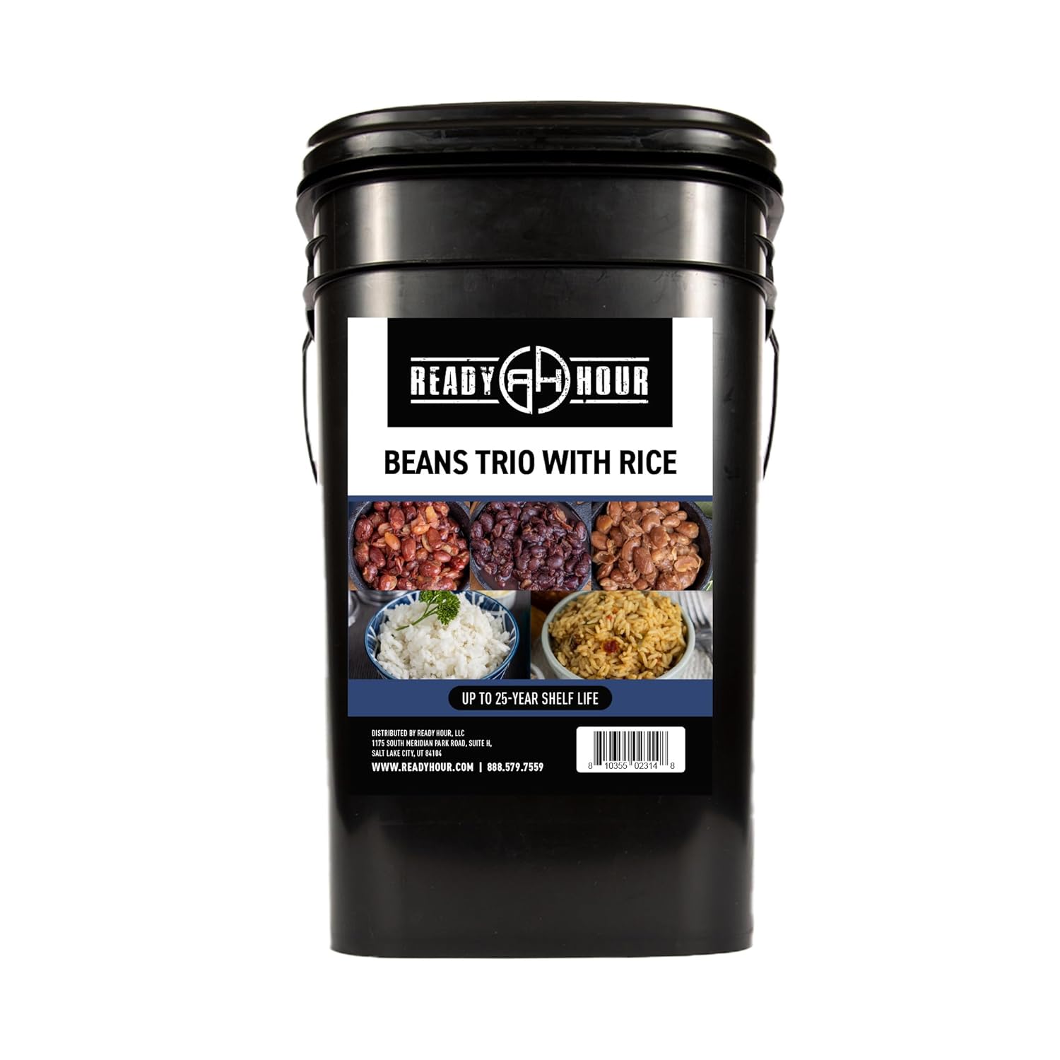 Survival Beans and Rice Kit Bucket for Emergency Preparedness