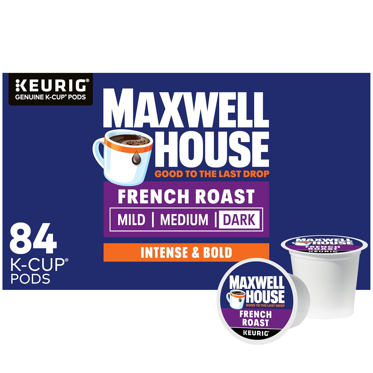 Maxwell House French Roast Dark Roast K-Cup Coffee Pods Review