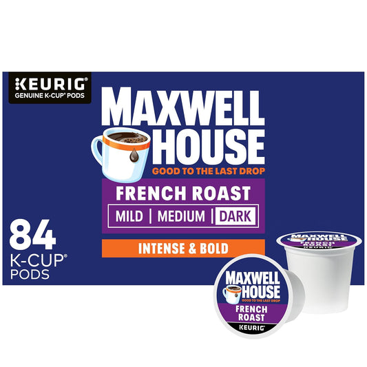 Maxwell House French Roast Dark Roast K-Cup Coffee Pods Review