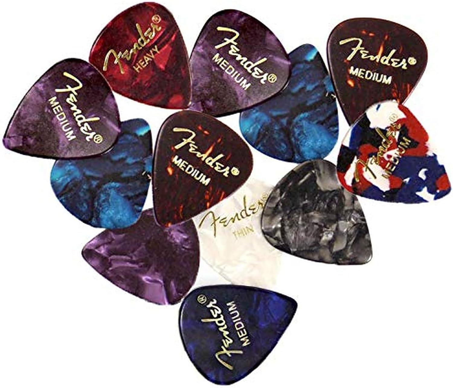 Fender Premium Picks Sampler - Variety Pack for Versatile Playing