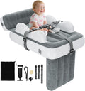 Inflatable Toddler Airplane Bed with Storage Bag - Portable Travel Bed