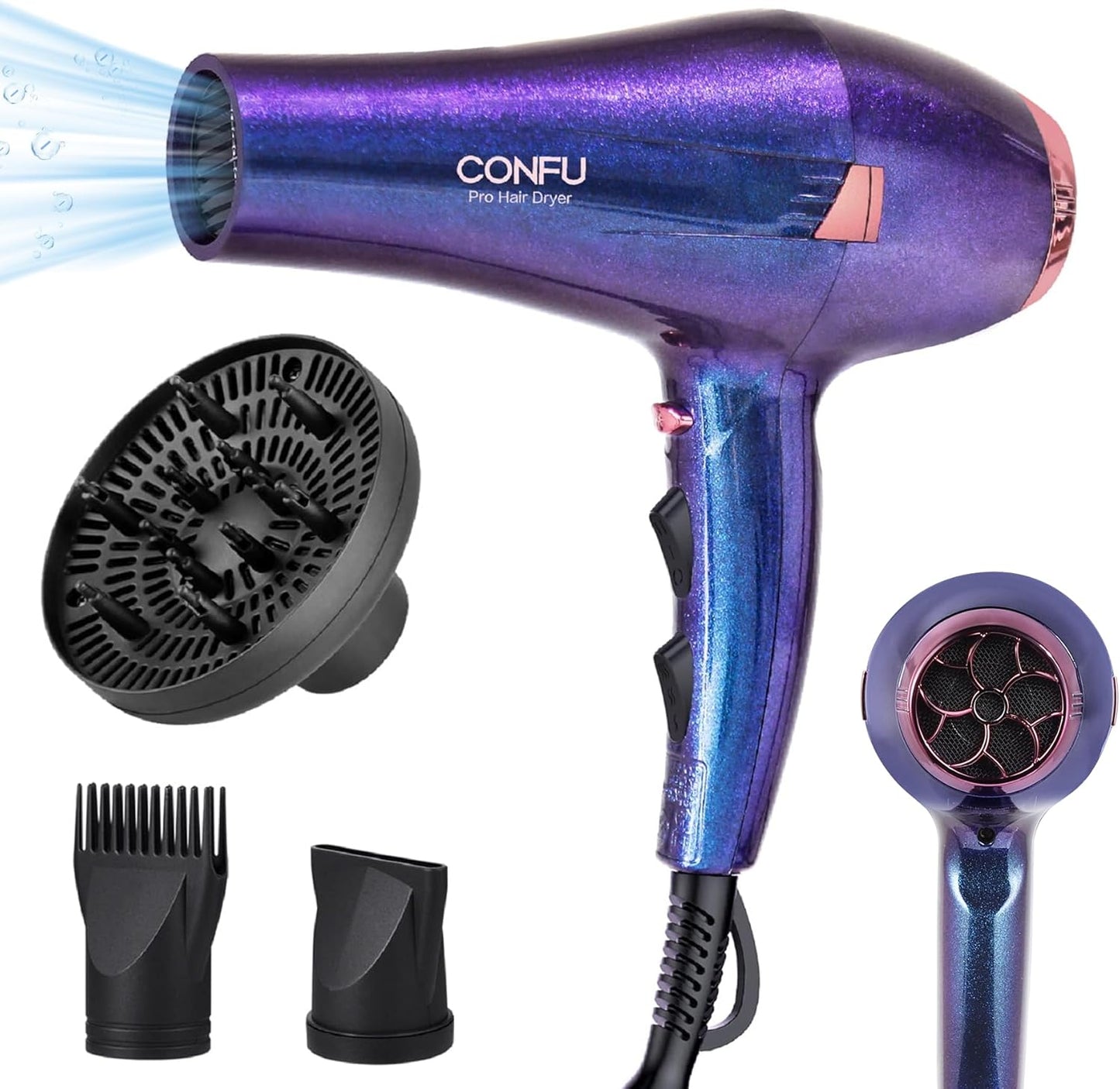 Powerful Ionic Hair Dryer for Fast Drying