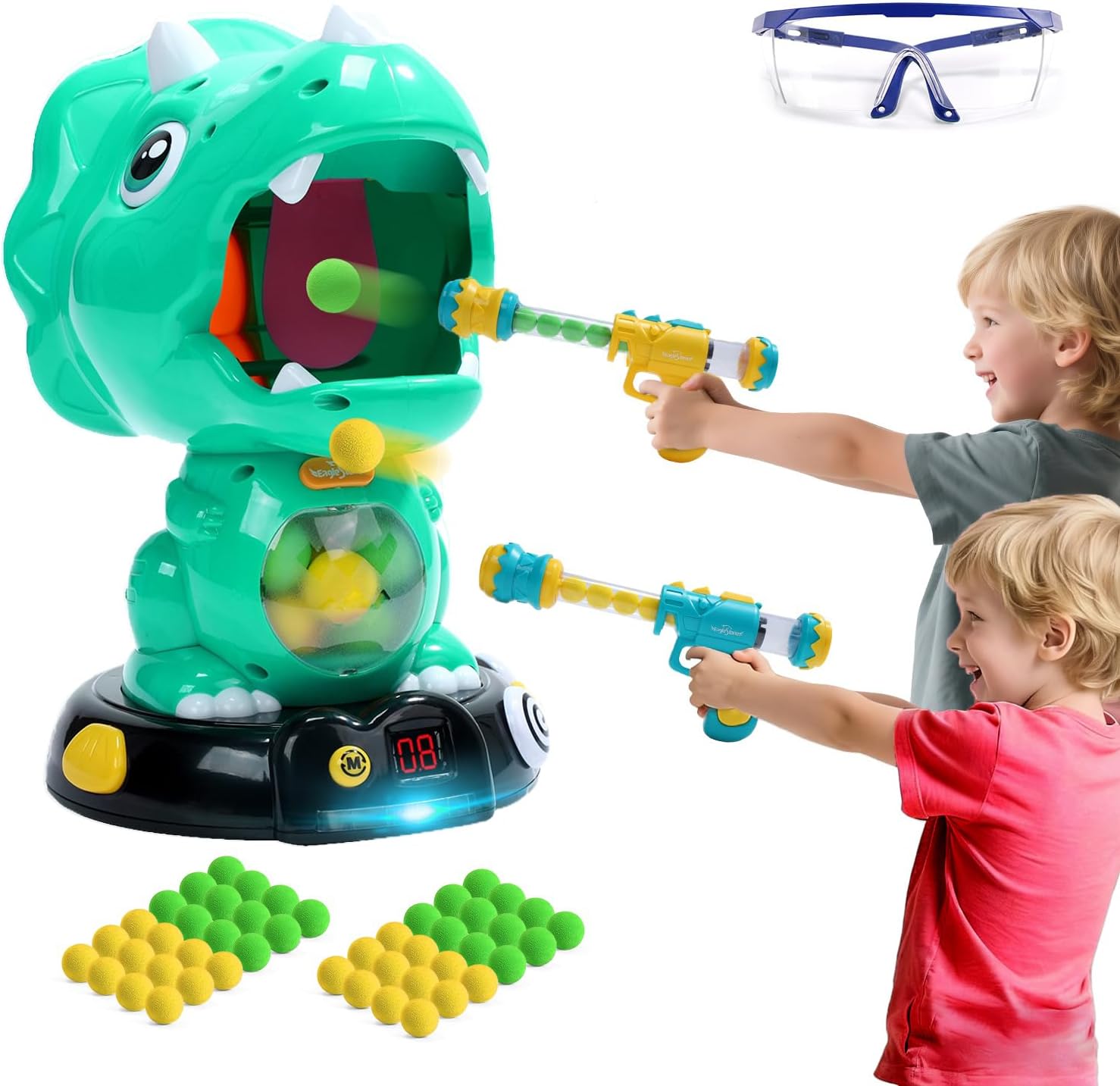 Dinosaur Shooting Toys for Kids - Triceratops Fun Adventure