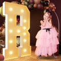 Marquee Letters 4FT Light Up Letters for Party Decor - Bold Backdrop