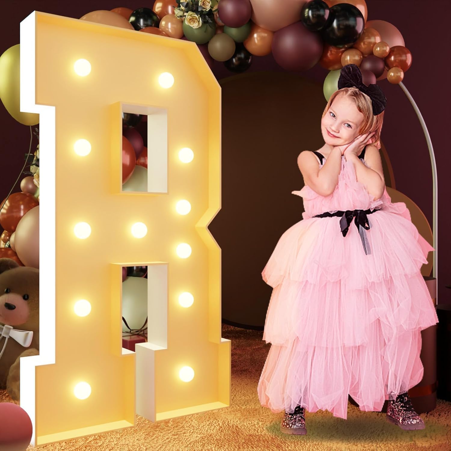 Large Light Up Marquee Letters for Birthday Party Decor