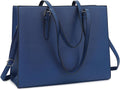 Laptop Bag for Women 15.6 in PU Leather Tote - Office Briefcase