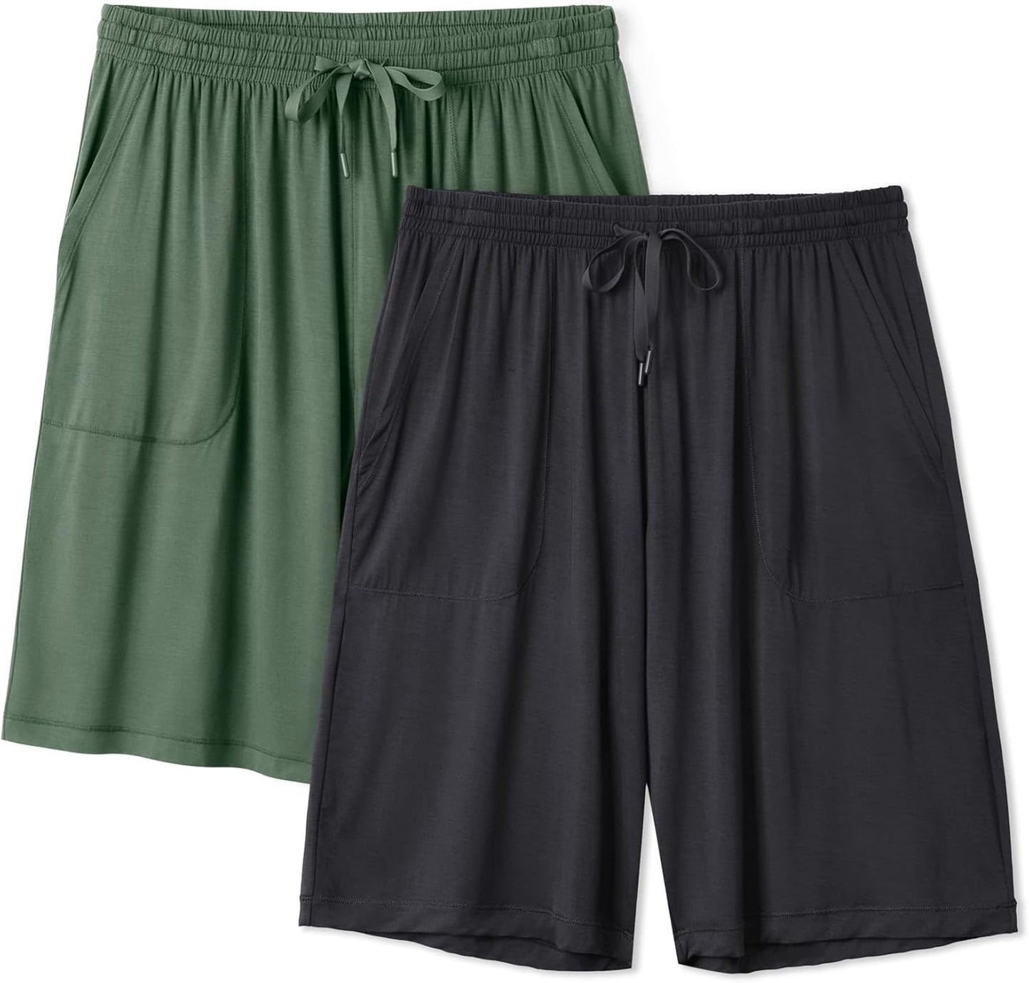 Bamboo Rayon Sleep Shorts for Men - Soft and Comfy Lounge Wear