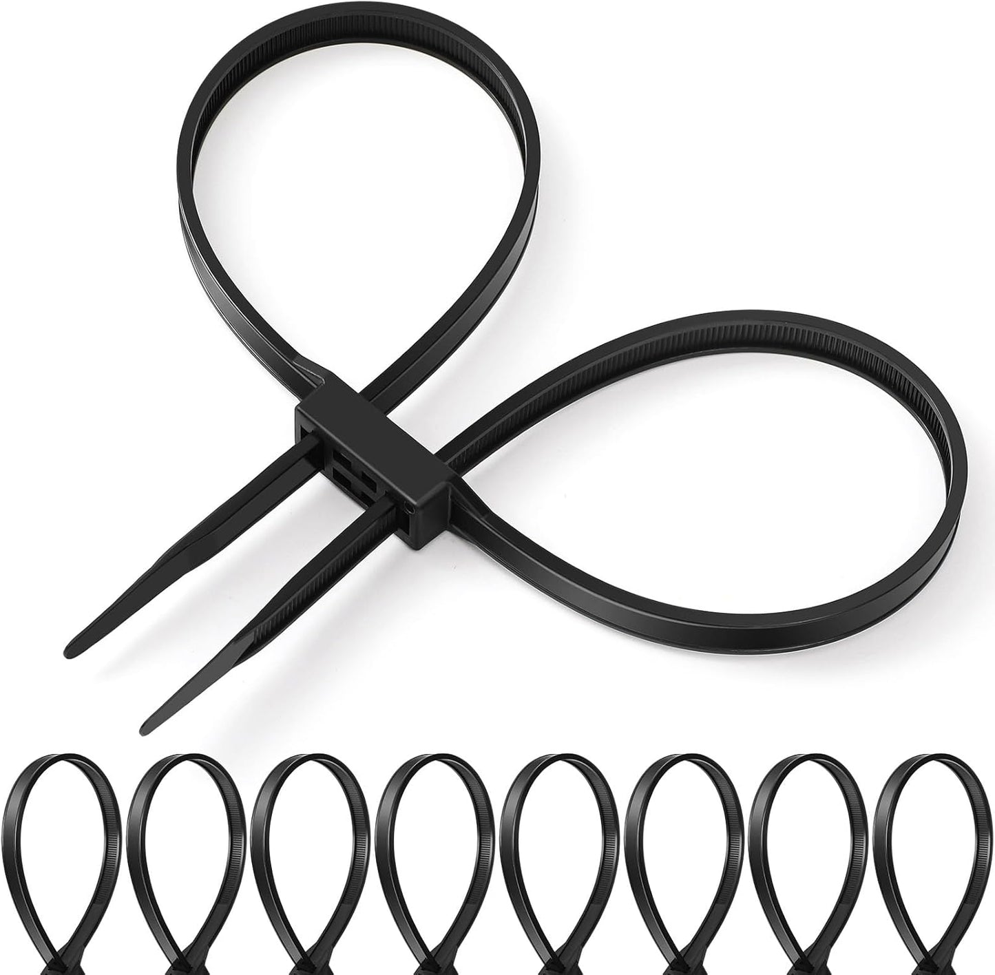 250 Lbs Heavy Duty Police Zip Tie Handcuffs - Secure & Disposable