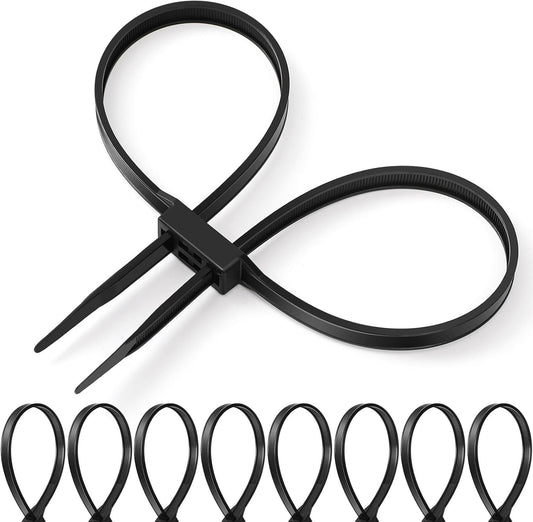250 Lbs Heavy Duty Police Zip Tie Handcuffs - Secure & Disposable