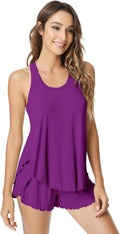 NACHILA Pajama Set for Women - Ribbed Racerback Tank and Shorts